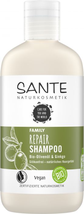 Bio-Olivenöl Ginkgo Repair Shampoo Sante FAMILY 250ml &