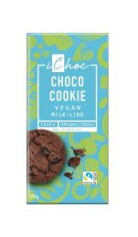 IChoc Premium Schokolade Choko Cookie Bio & Vegan 80g
