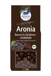 Aronia ORIGINAL Bio Aroniabeeren in Zartbitterschokolade 200g 200g