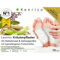Kenrico Kräuterpflaster Lexirin mit Nattokinase und Ashwagandha 10 Stück